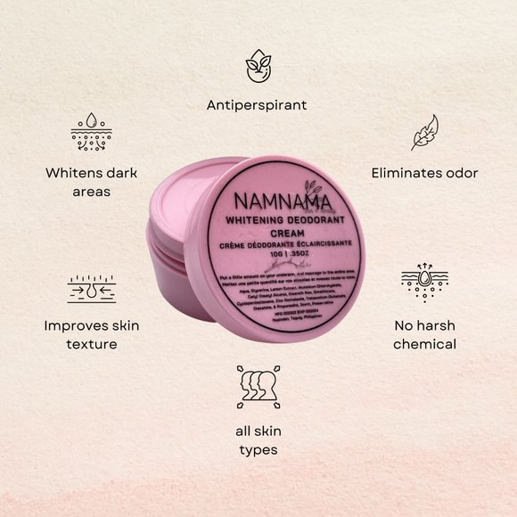 10 x WHITENING DEODORANT CREAM 10g WHOLESALE Antiperspirant - Picture 4 of 6